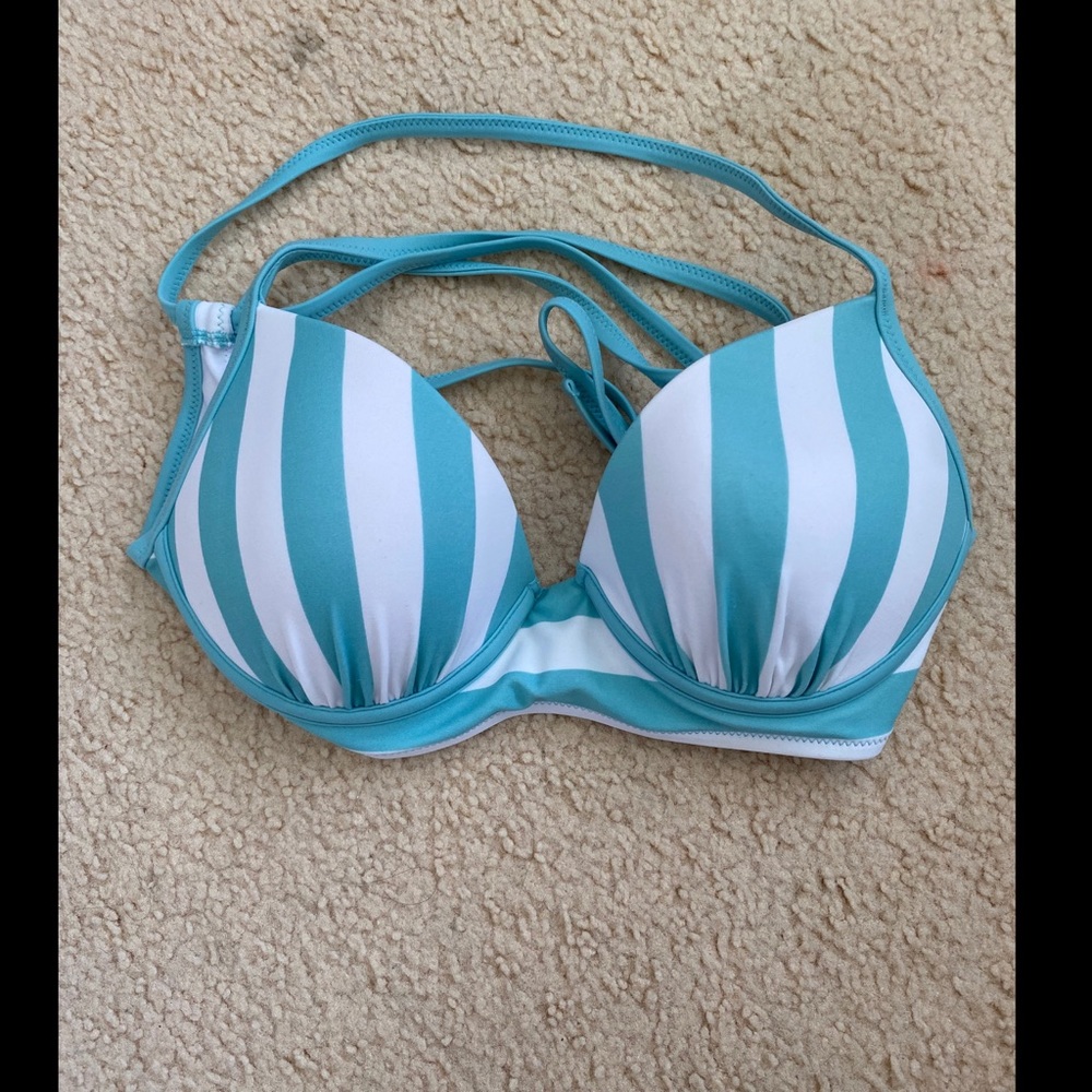 Xhilaration Striped swim top